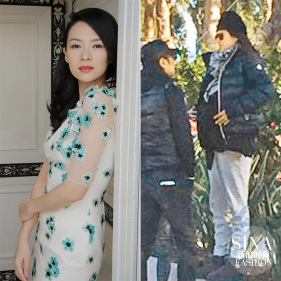 章子怡懷孕后，這帽子戴的也太奇特