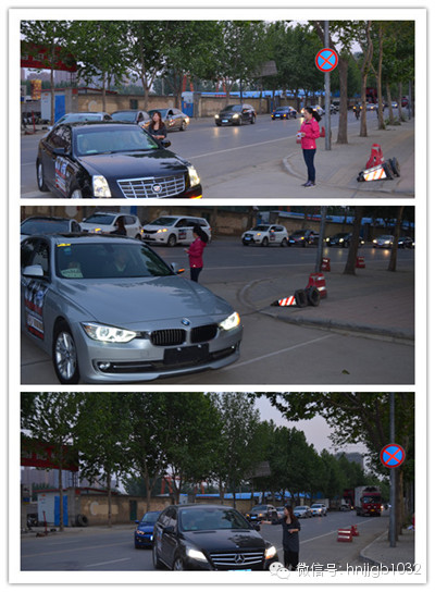 七點二十左右，43輛車分批駛?cè)電W斯卡汽車影院并領(lǐng)取電影票。