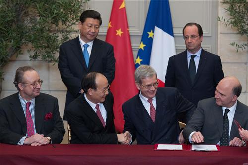 東風(fēng)集團增資入股PSA簽字儀式