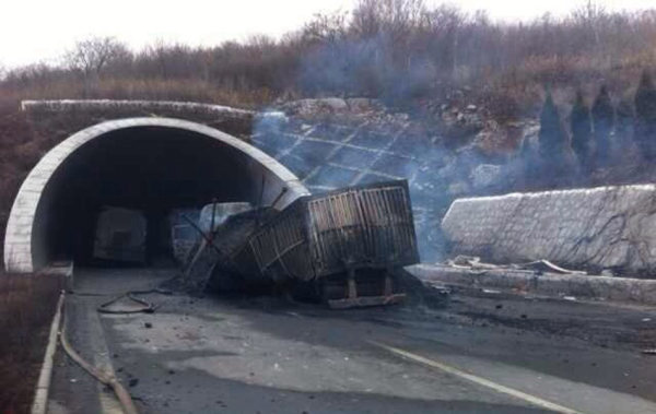 圖為事故現(xiàn)場。