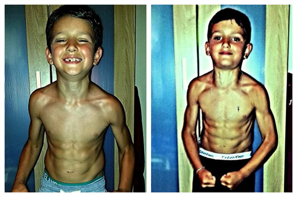 年僅8歲的布蘭登·布萊克因其完美的身型，被贊為迷你版的阿諾德·施瓦辛格。