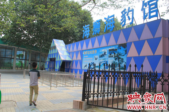 因為是周一，鄭州市動物園海洋館的游客并不多。
