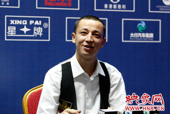 發(fā)布會上，中國業(yè)余選手帕如克很期待下一句的比賽