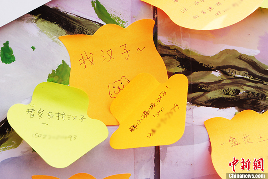 圖為南開大學(xué)女生的“女生節(jié)”心愿。