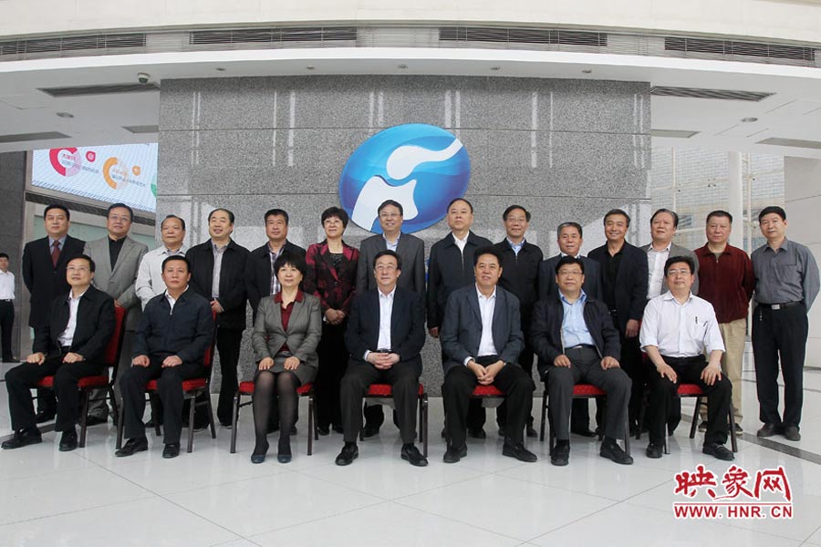 河南省委書記、省人大常委會主任郭庚茂視察河南電視臺 東方今報(bào)記者沈翔 劉棟杰/攝