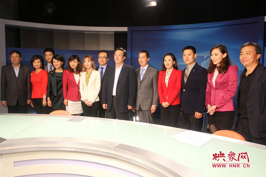 河南省委書記、省人大常委會主任郭庚茂視察河南人民廣播電臺 映象網(wǎng)記者邵恰 段晉哲/攝