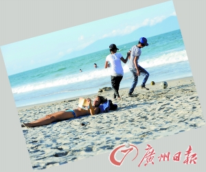 動靜皆宜的沙灘。