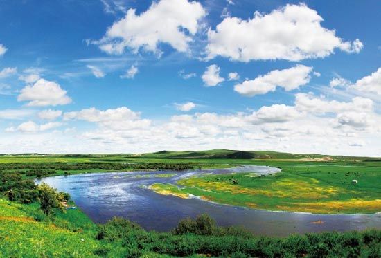 　　抻直后長(zhǎng)度超過(guò)黃河10倍的莫日格勒河?！? complete=