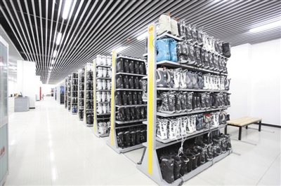 云頂大酒店內(nèi)的雪具大廳。