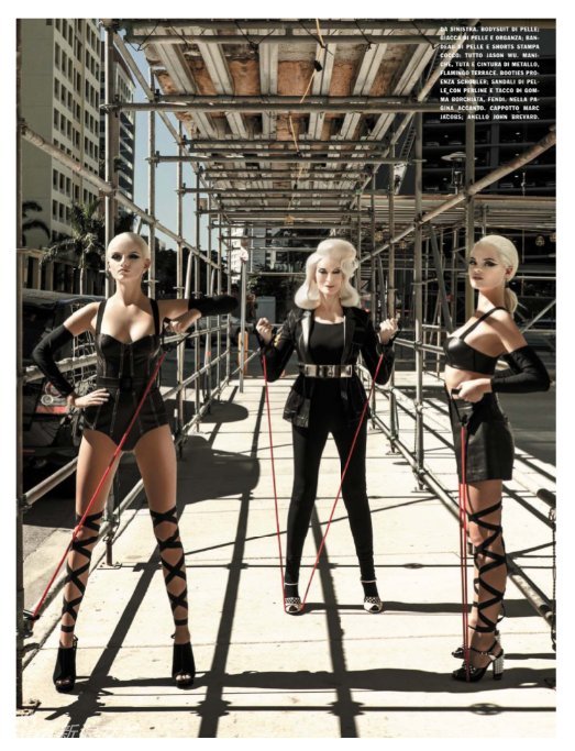 82歲時尚女魔頭領(lǐng)銜 名模健身體操大片