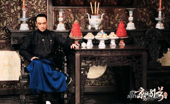 吳鎮(zhèn)宇飾演的霍家大少爺，正為二弟冥婚一事焦頭爛額