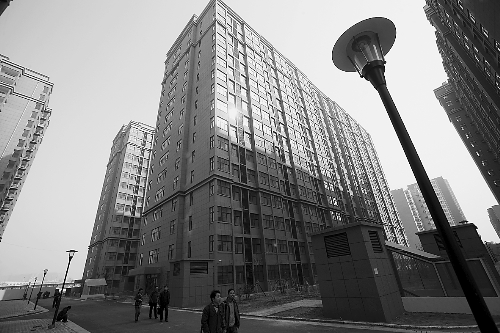 已基本建成的公租房。記者 史長來 攝