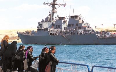 美國海軍“馬漢”號驅(qū)逐艦（資料圖片）。圖/CFP