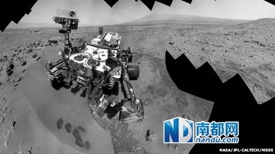 “好奇”號探測器在火星上發(fā)現(xiàn)水。