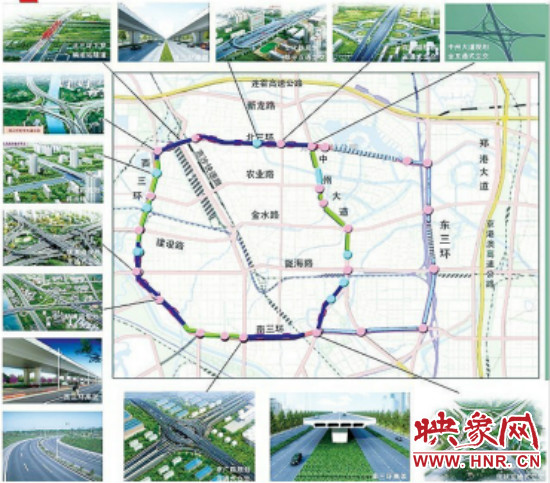 三環(huán)快速化工程方案圖。