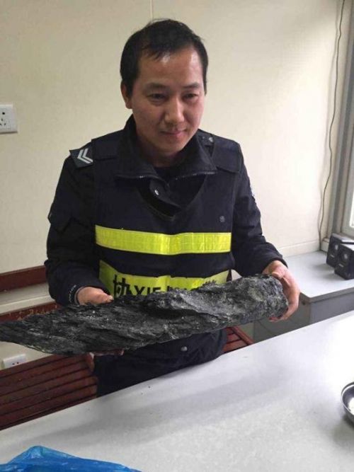 武漢地鐵施工現場挖出疑似天價烏木