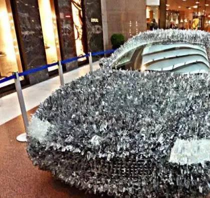 驚！車(chē)主用玻璃渣改裝瑪莎拉蒂