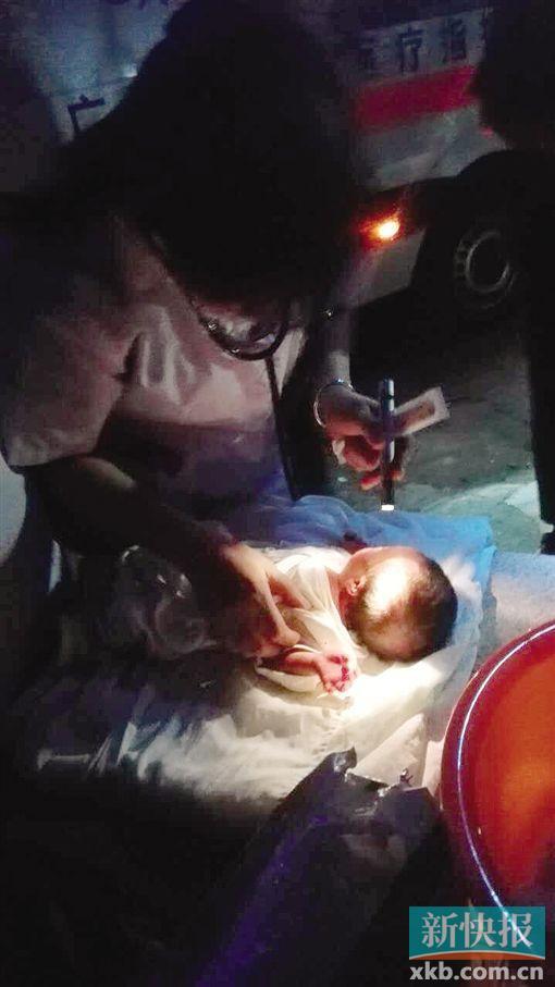 出生僅5天的男嬰被遺棄。 (受訪者供圖)