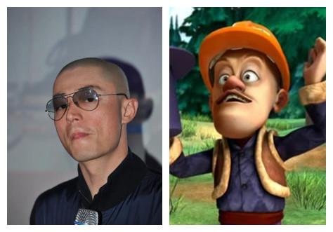 霍建華撞臉光頭強(qiáng) 這畫風(fēng)差別有點(diǎn)大?。ńM圖）