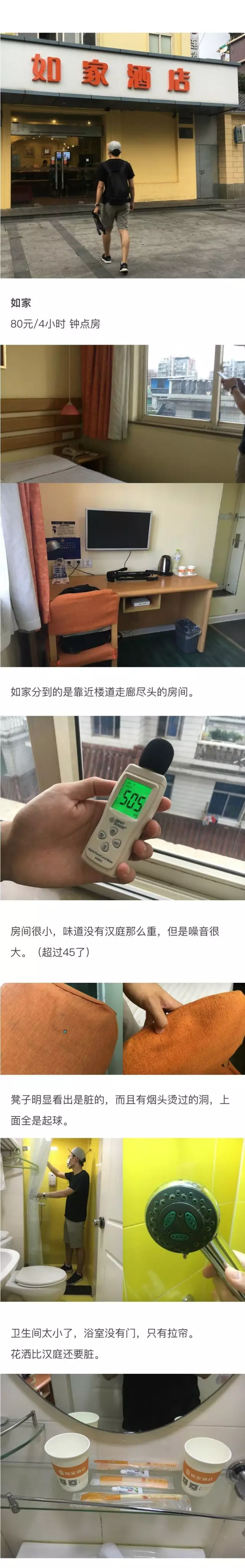 快捷酒店究竟有多臟？網(wǎng)友在7家酒店開房實(shí)測