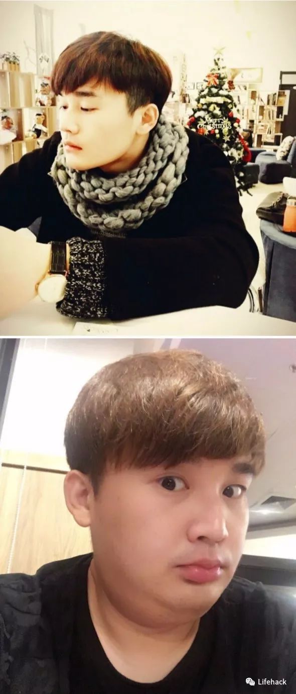 長(zhǎng)胖20斤，臉型怎么變？這些例子看完扎心了！