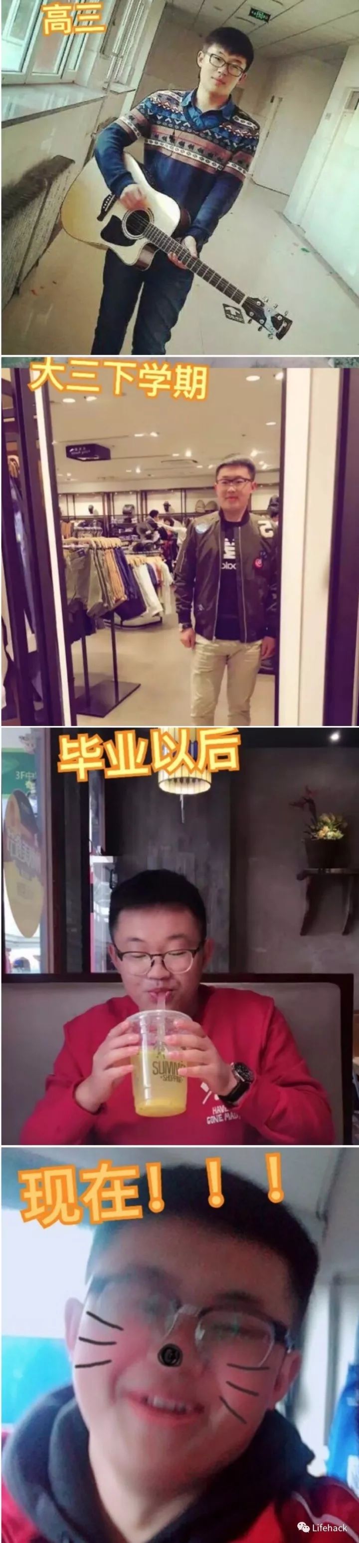 長(zhǎng)胖20斤，臉型怎么變？這些例子看完扎心了！