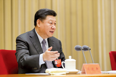 2017年12月28日至29日，中央農(nóng)村工作會(huì)議在北京舉行。習(xí)近平在會(huì)上發(fā)表重要講話。新華社記者 丁林 攝