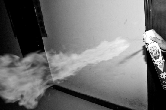 殺蟲(chóng)氣霧劑輕易被點(diǎn)燃