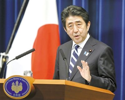  日本首相安倍晉三。