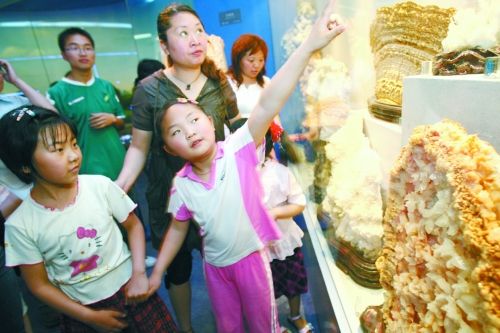 哇，地質(zhì)博物館里好多沒見過的??！