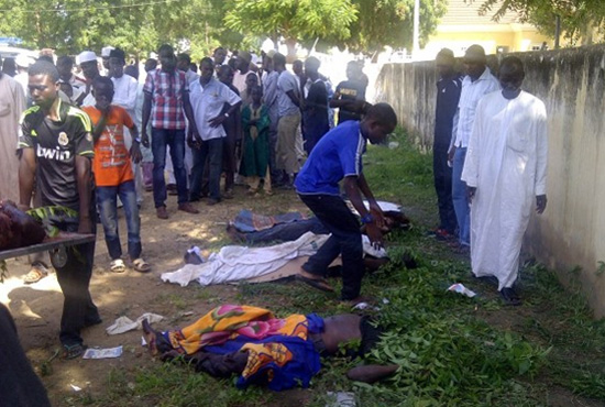 尼日利亞伊斯蘭極端武裝組織“博科圣地”約貝州古杰巴(Gujba)市的農(nóng)業(yè)學(xué)院，射殺數(shù)十名學(xué)生。