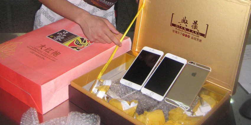 深圳皇崗海關三日查獲600余臺iPhone6