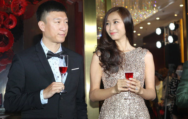 圖為孫紅雷、王駿迪夫婦。