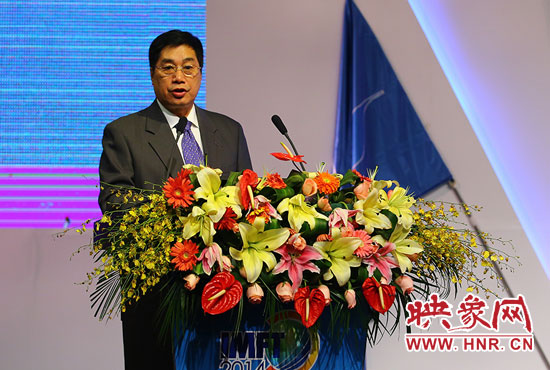 聯(lián)合國(guó)世界旅游組執(zhí)行主任祝善忠演講。