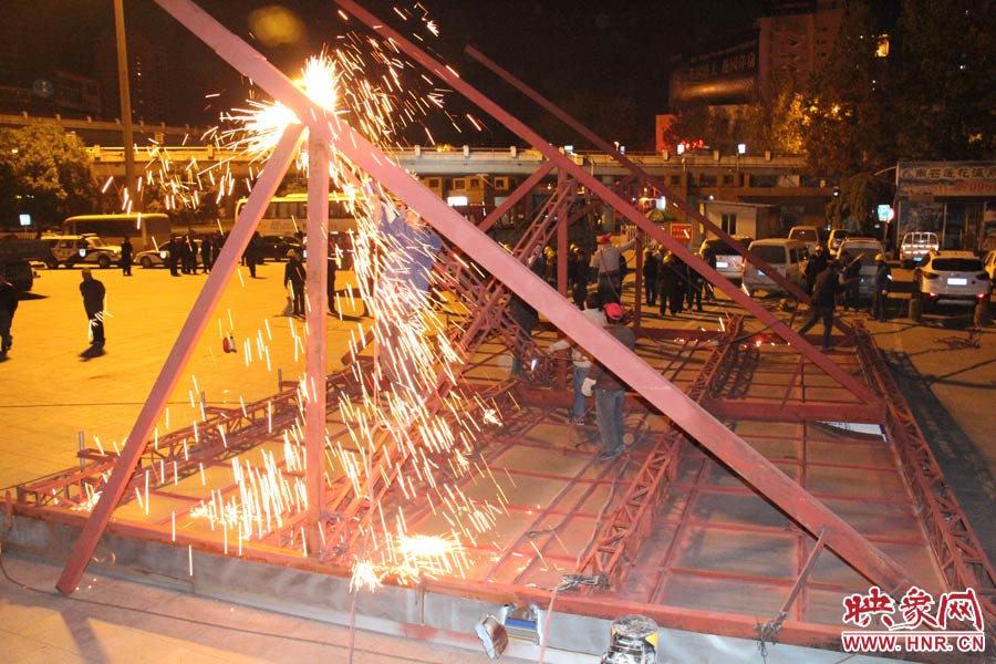 拆除現(xiàn)場(chǎng)。