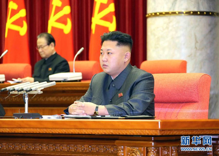 12月8日，在朝鮮平壤，朝鮮勞動(dòng)黨第一書記金正恩出席并指導(dǎo)朝鮮勞動(dòng)黨中央政治局?jǐn)U大會(huì)議。