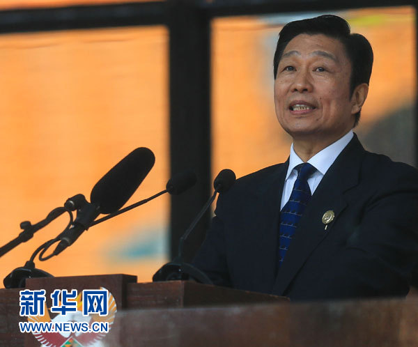 12月10日，國(guó)家副主席李源潮在南非約翰內(nèi)斯堡出席南非政府為前總統(tǒng)曼德拉舉行大型官方追悼活動(dòng)并致辭。