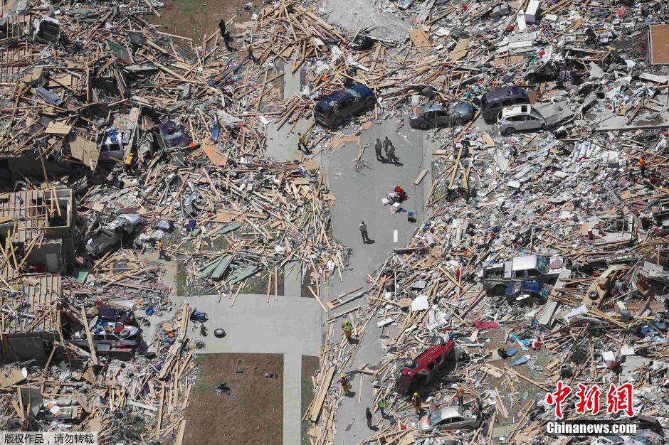 致命龍卷風肆虐美國多州 小鎮(zhèn)街道幾乎毀成渣