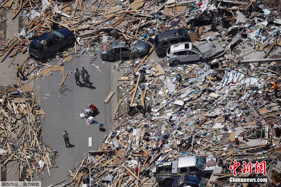 致命龍卷風肆虐美國多州 小鎮(zhèn)街道幾乎毀成渣
