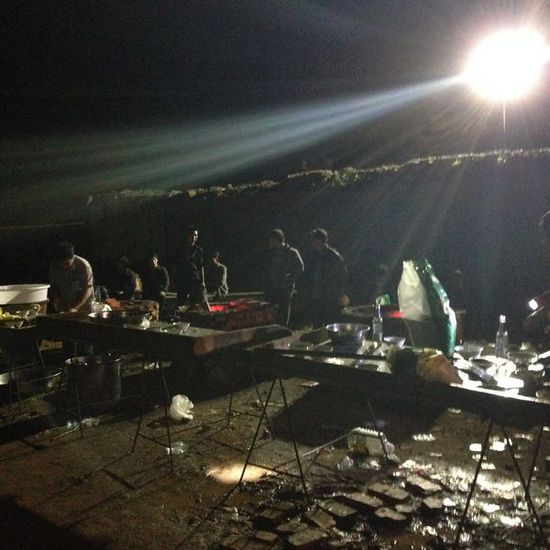 龍頭山鎮(zhèn)災(zāi)民安置點。澎湃新聞 程藝輝 圖