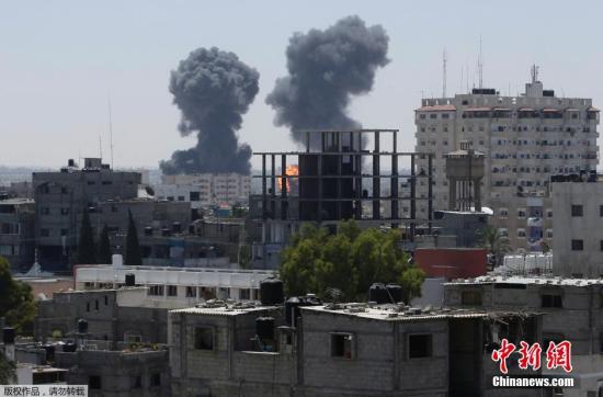 資料圖：以色列對(duì)加沙地區(qū)發(fā)動(dòng)的“護(hù)刃行動(dòng)”已進(jìn)入第28天。