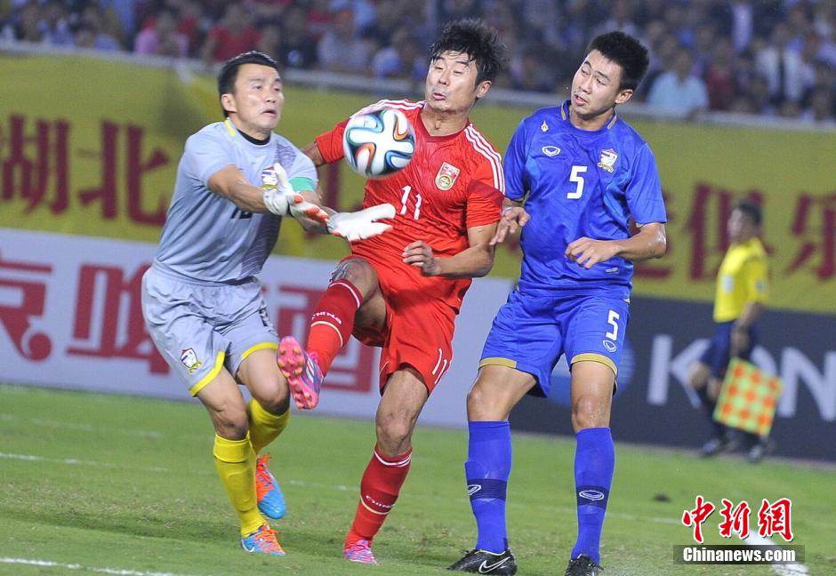 2014足球友誼賽 國足3-0勝泰國了結“1-5”恩怨