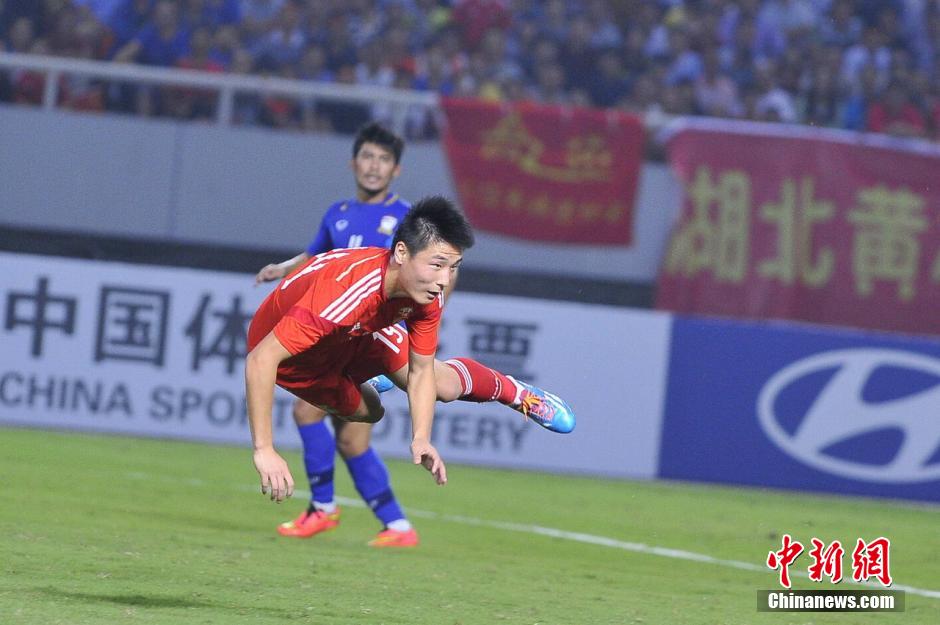 2014足球友誼賽 國足3-0勝泰國了結“1-5”恩怨