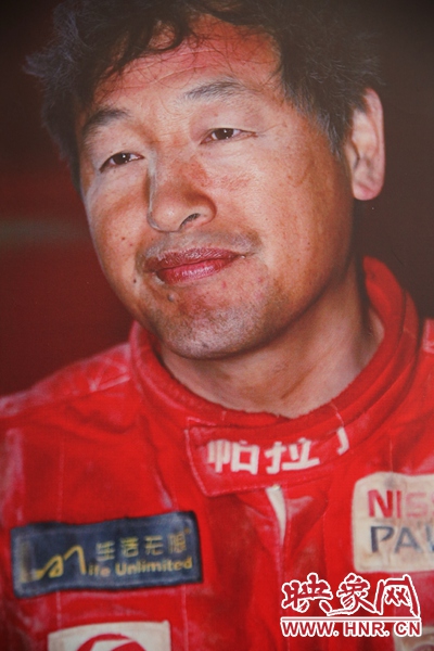 盧寧軍賽場的一刻。