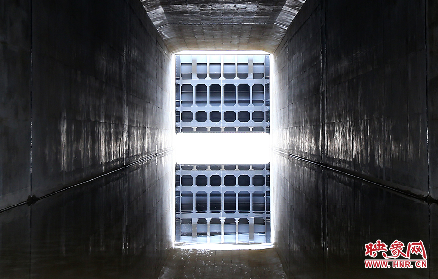 完工的南水北調(diào)水渠，靜靜的等待著首次通水