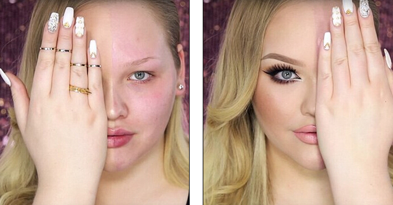 　左邊和右邊真的是一個(gè)人嗎？ （網(wǎng)頁(yè)截圖）