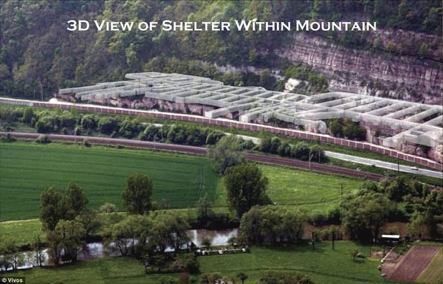 圖為堡壘外觀的3D效果圖。