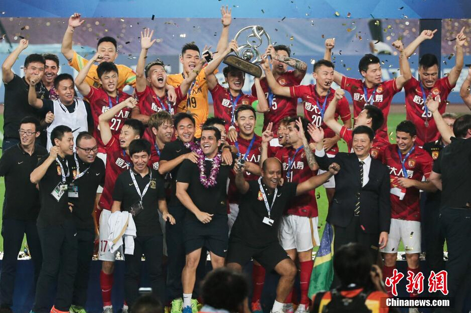 恒大隊(duì)主場1球獲勝，三年內(nèi)第二次獲得亞冠冠軍。