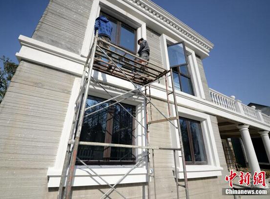 看！這些別墅都是3D打印出來的 僅耗時1天