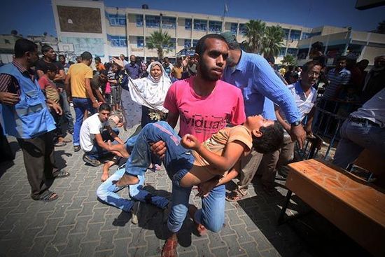 加沙聯(lián)合國學校遭以空襲 至少10死30傷